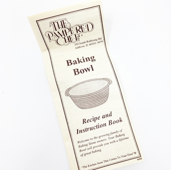 NWOT PAMPERED CHEF Stoneware Baking Bowl - Picture 5 of 6